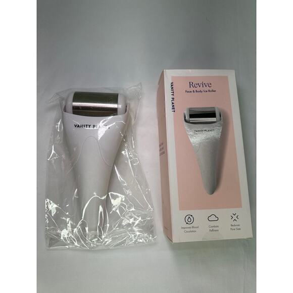 ACEOLOGY ROSE QUART GAU DHA FACIAL+‎ REVIVE FACE &BODY ICE ROLLER BNIB - Picture 7 of 10